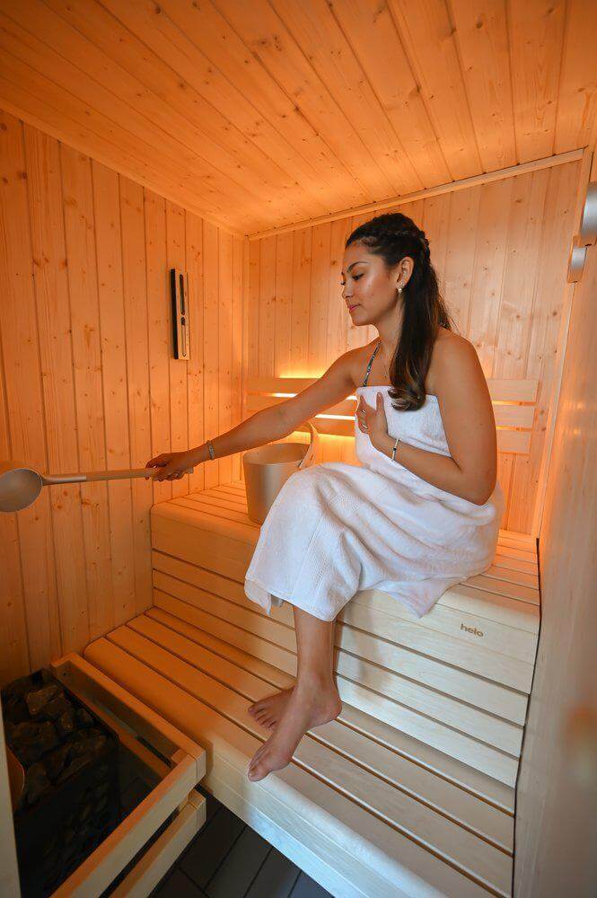 Girl in the Sauna Room S
