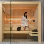Girl in the Sauna Room