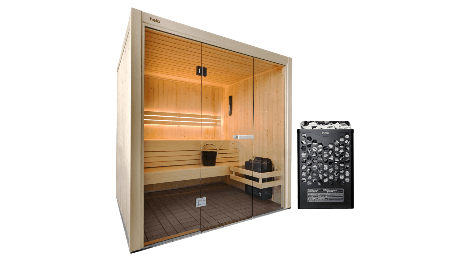 Cabine de sauna XL